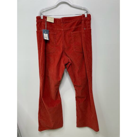 NWT Universal Thread High Rise Corduroy Skinny Bootcut Jeans Orange Red 26 R - Picture 6 of 12